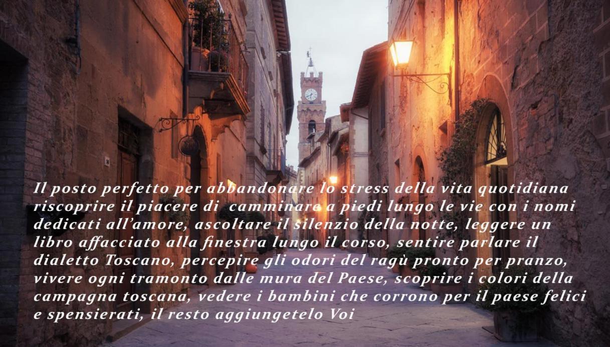 Pienzalettings "Casa Olivieri" Apartment Luaran gambar